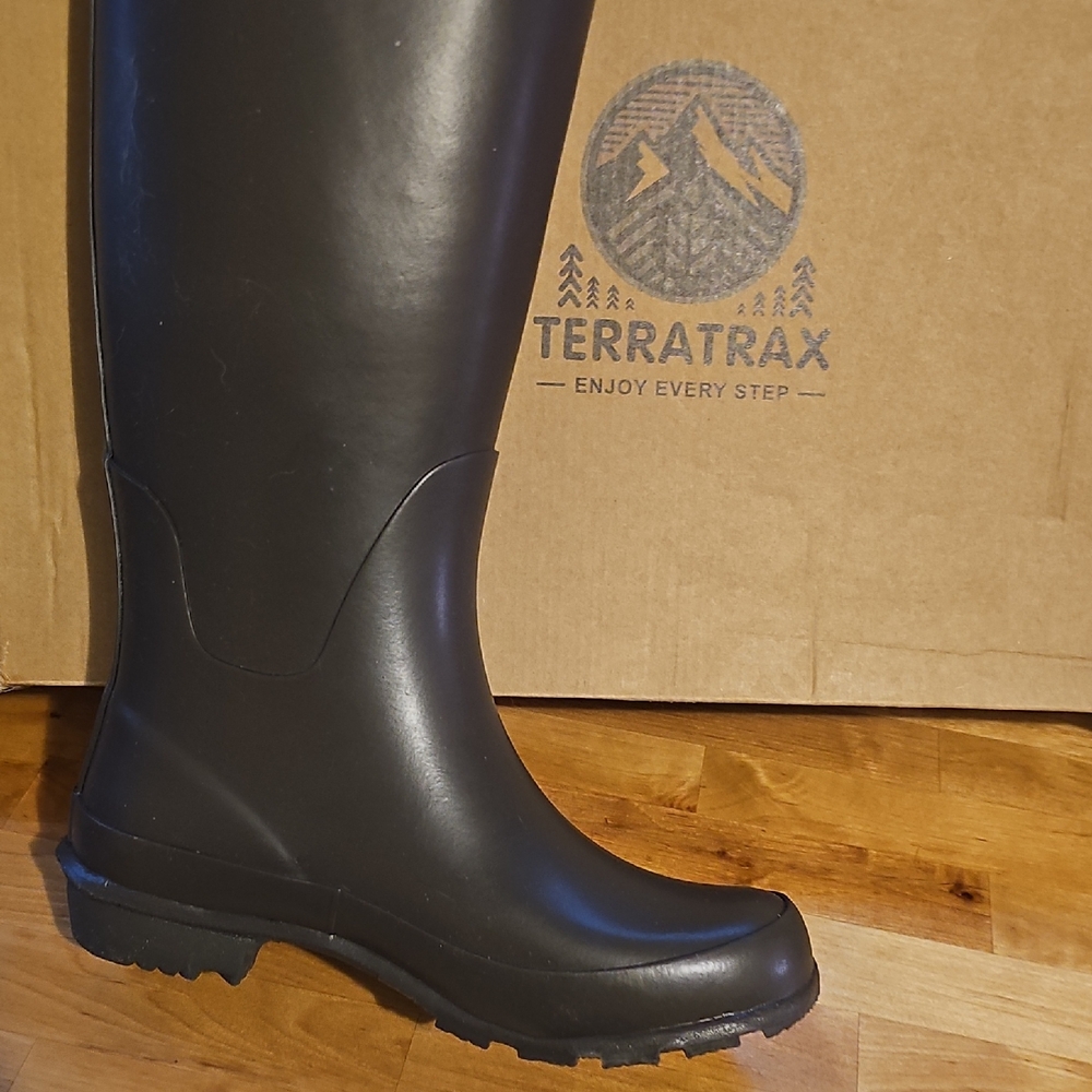 Women's Black Rain Boots - Classic Waterproof Winter Boot